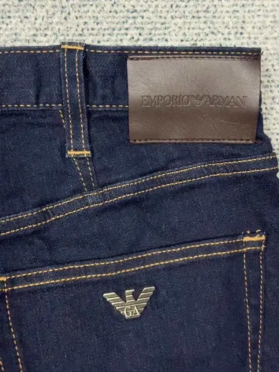 엠포리오 아르마니 백로고 진청 데님 팬츠 32 상품이미지8