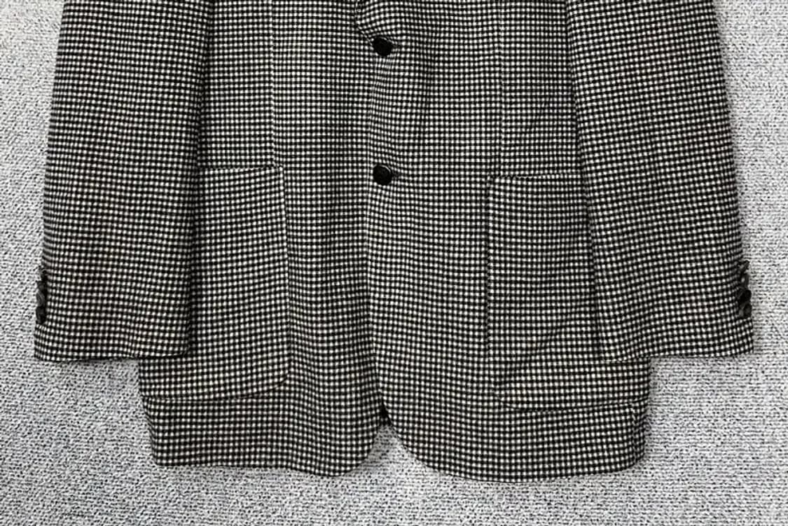지방시 체크 블랙 버튼 클래식 블레이저 XL 상품이미지4