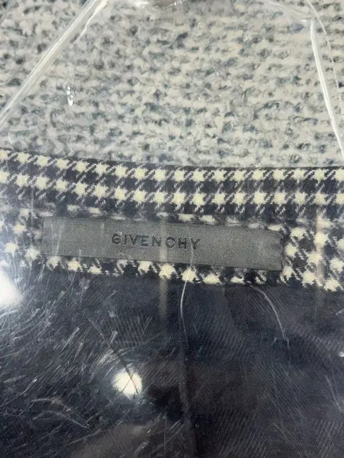 지방시 체크 블랙 버튼 클래식 블레이저 XL 상품이미지6