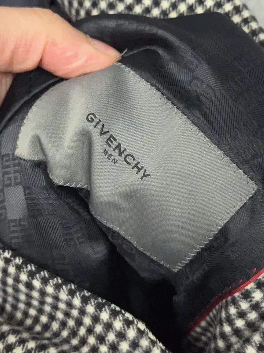 지방시 체크 블랙 버튼 클래식 블레이저 XL 상품이미지7