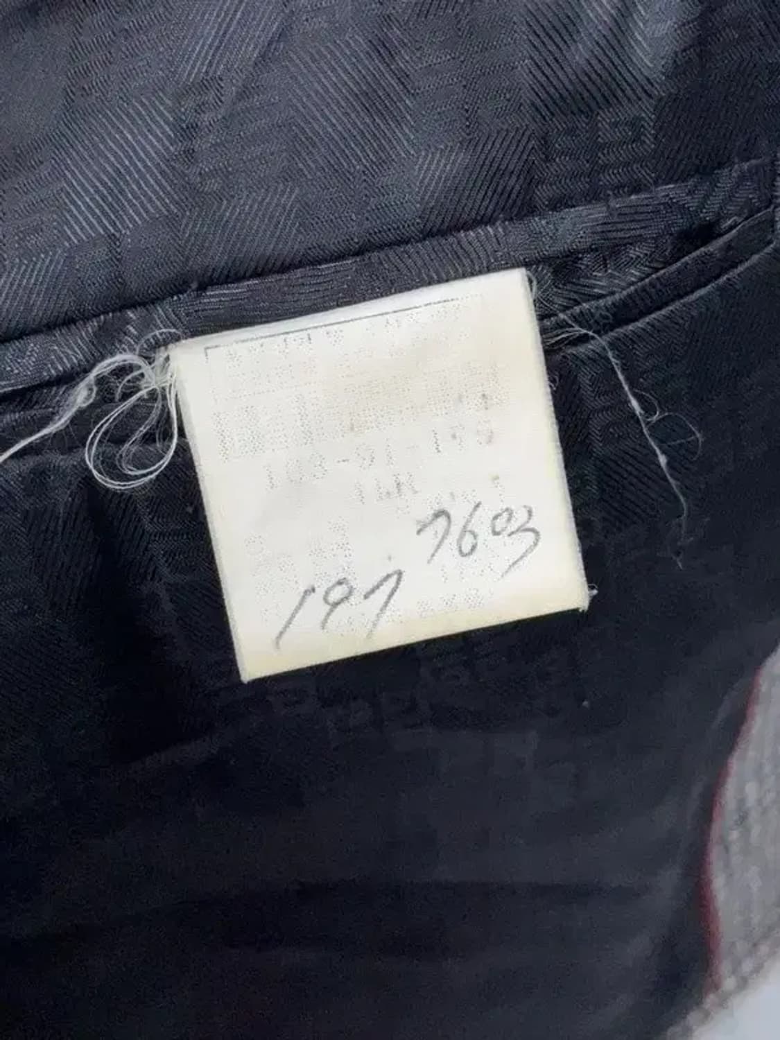 지방시 체크 블랙 버튼 클래식 블레이저 XL 상품이미지8