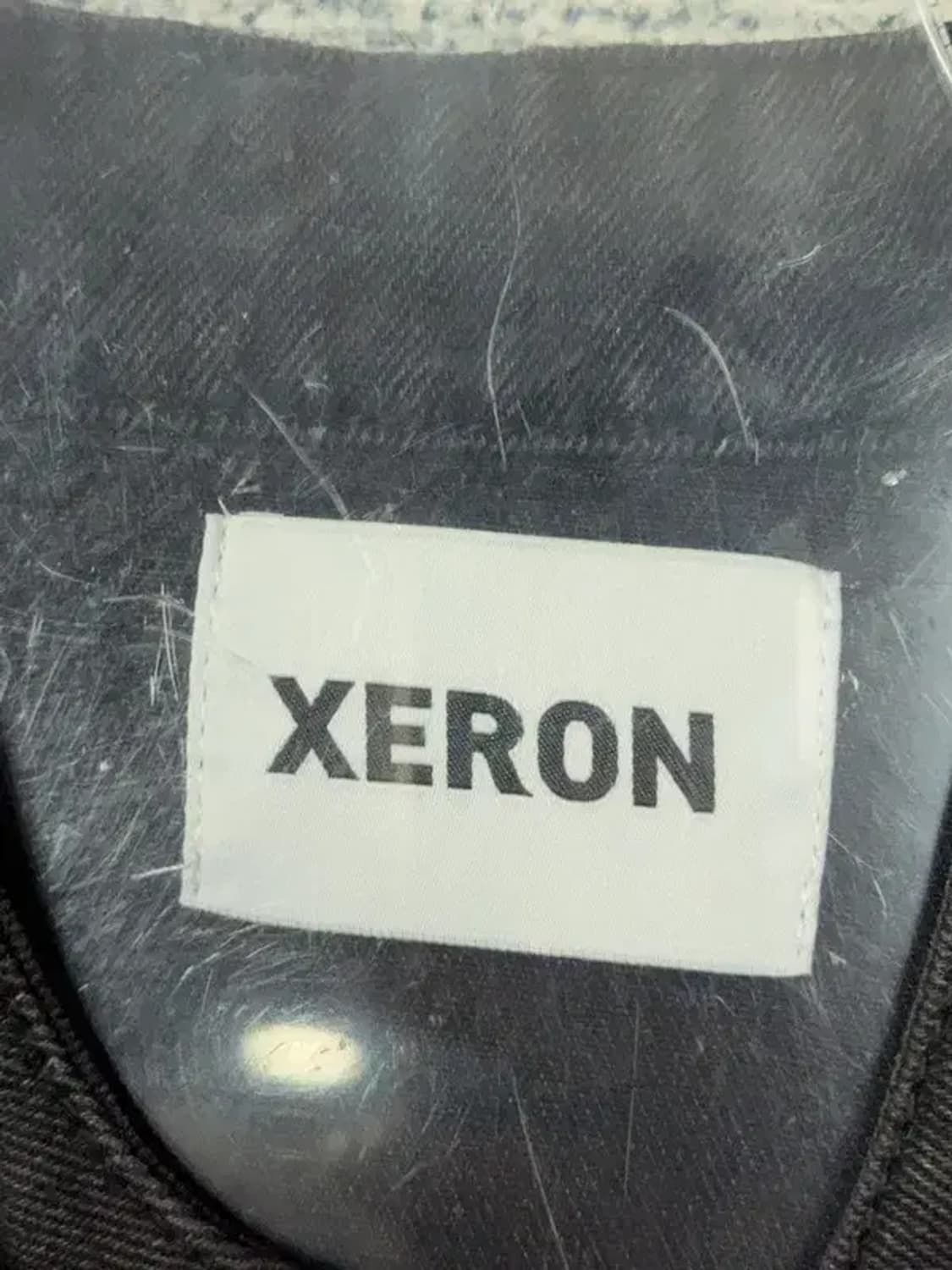 제론 블랙 워싱 데미지 차이나넥 데님 바이커 자켓 F 상품이미지7