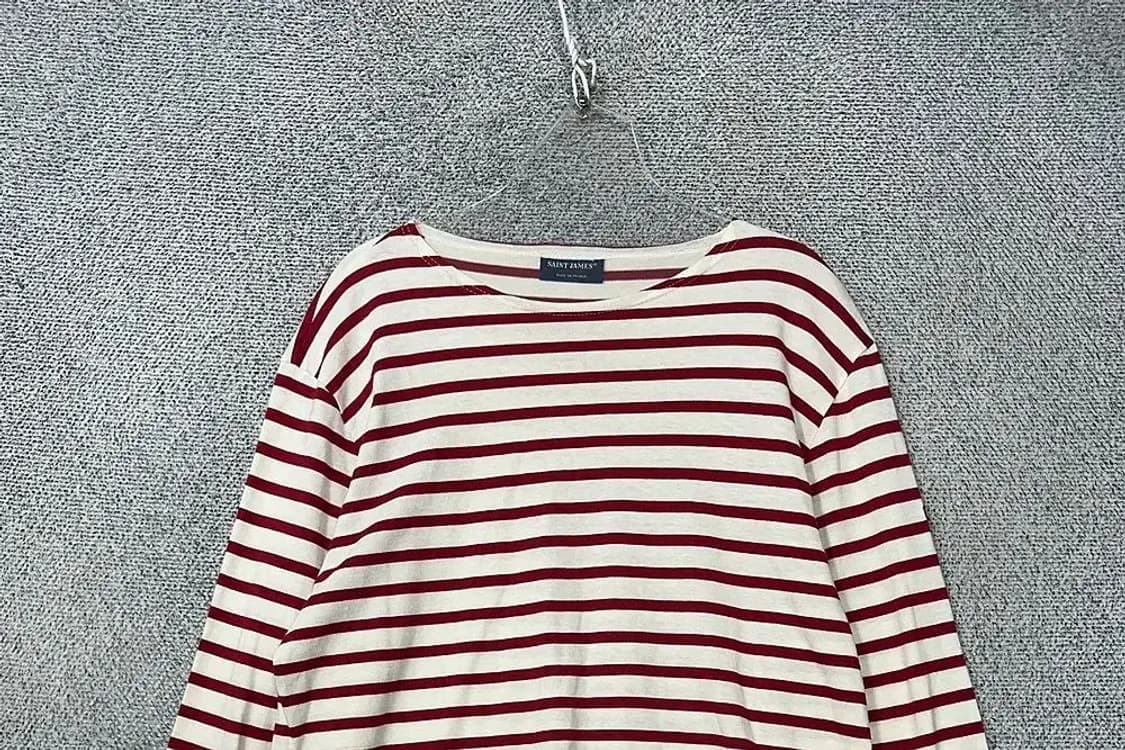 세인트제임스 스트라이프 단가라 긴팔티 M 상품이미지3