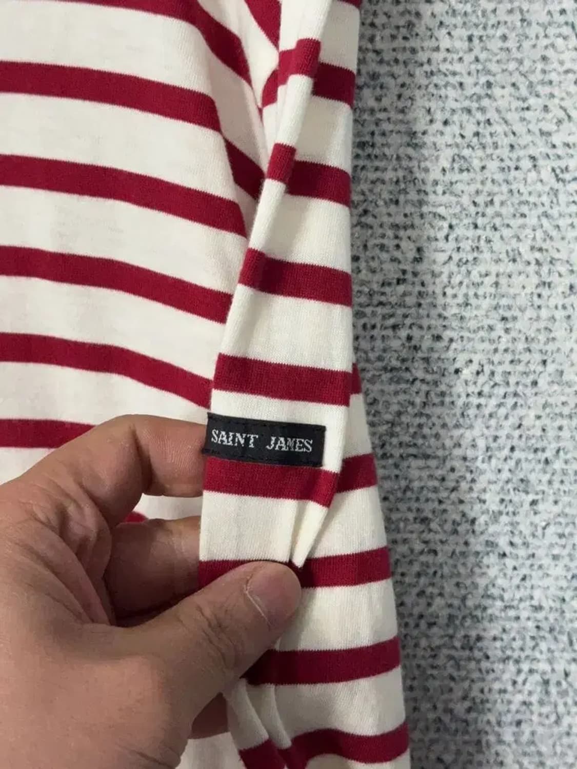 세인트제임스 스트라이프 단가라 긴팔티 M 상품이미지7