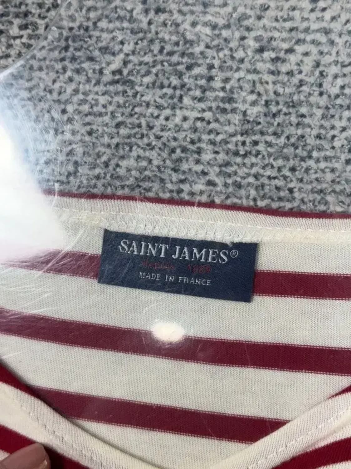 세인트제임스 스트라이프 단가라 긴팔티 M 상품이미지8