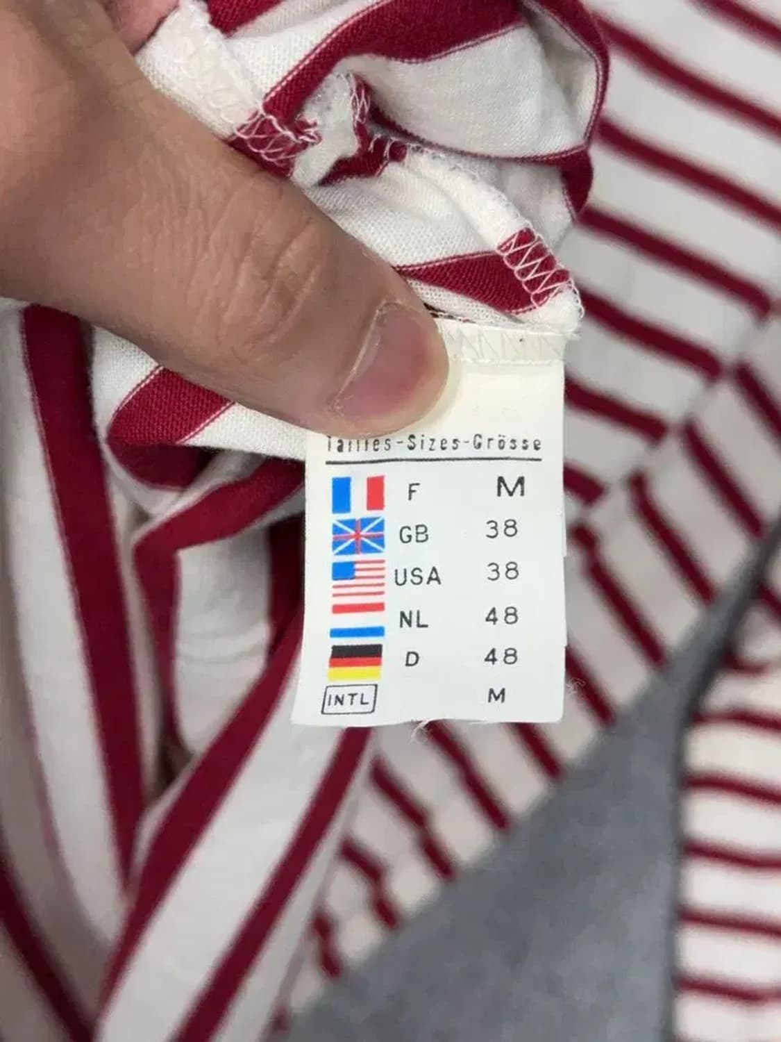 세인트제임스 스트라이프 단가라 긴팔티 M 상품이미지9