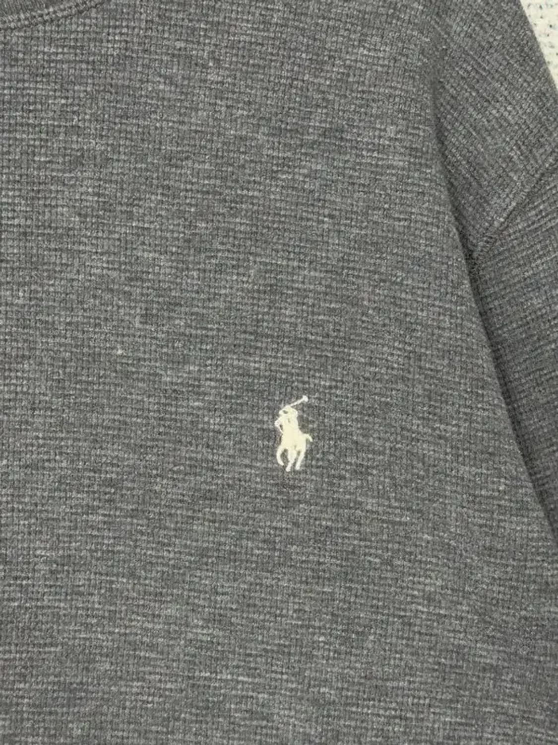 폴로 와플 코튼 오버핏 그레이 니트 S/CH/P 상품이미지7