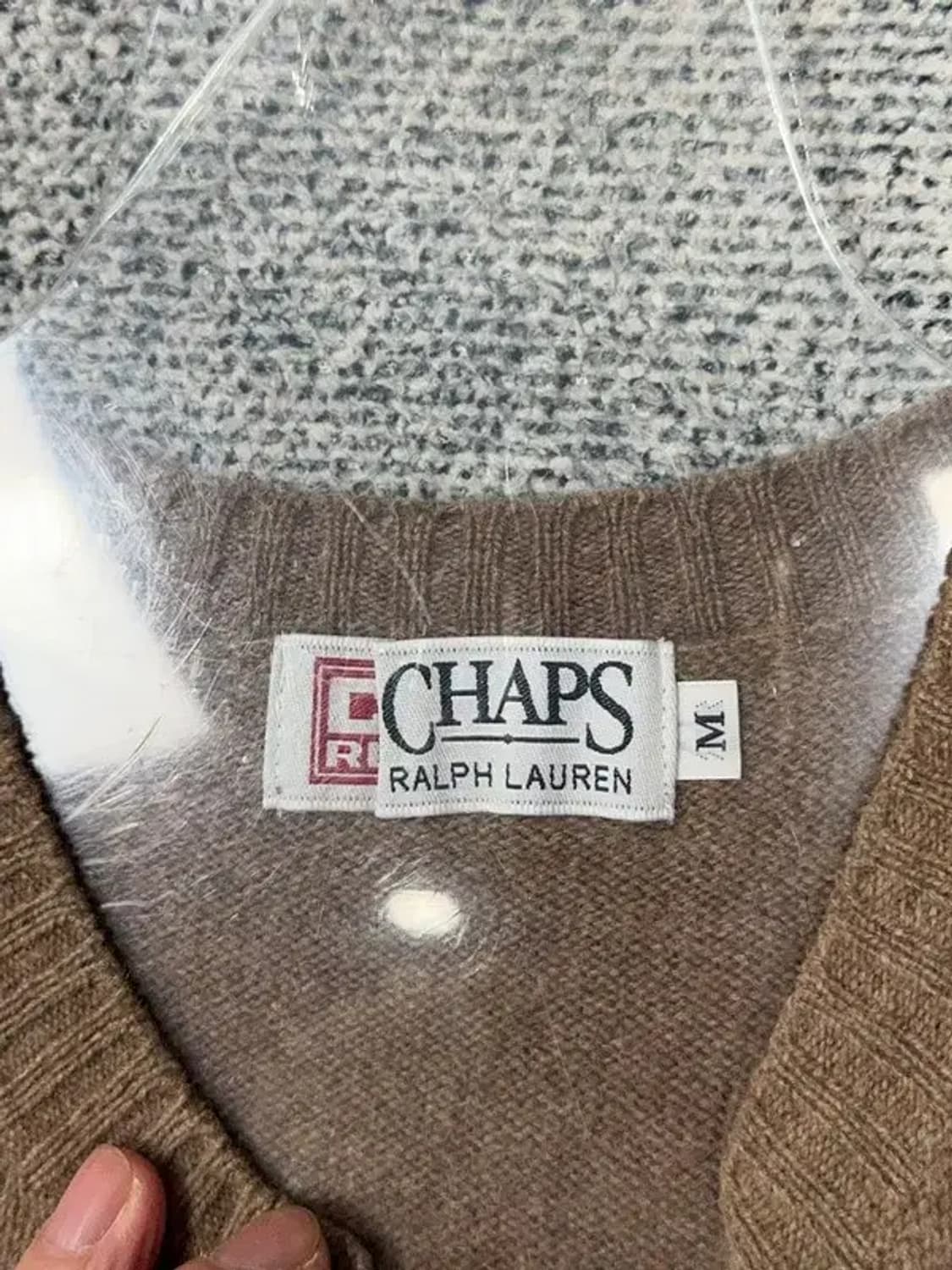찹스 랄프로렌 브라운 빈티지 패턴 니트 조끼 M 상품이미지6