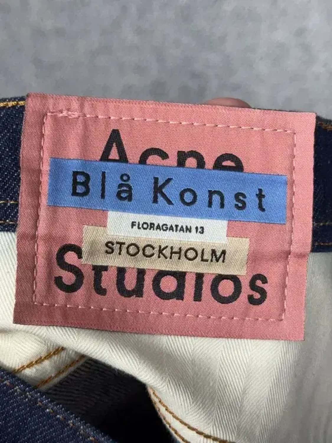 아크네 스튜디오 진청 생지 데님팬츠 30 상품이미지9