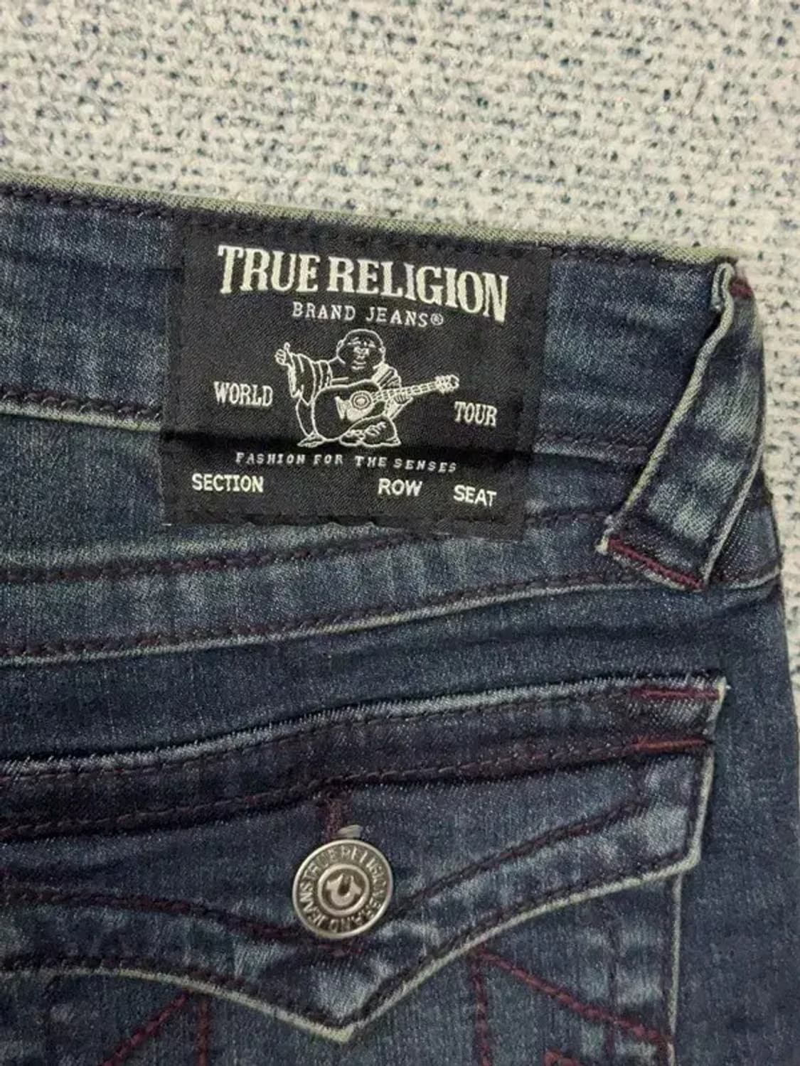 트루릴리젼 진청 여성 빈티지 부츠컷 데님팬츠 28 상품이미지7