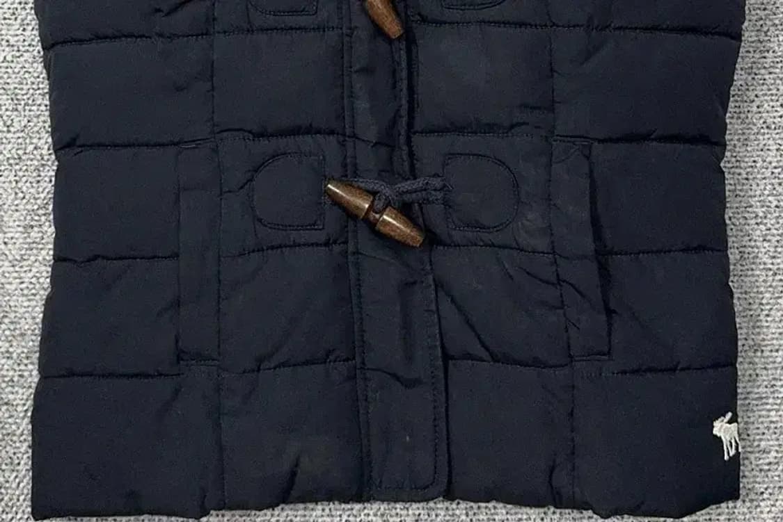 아베크롬비 네이비 떡볶이 더플 패딩 조끼 S 상품이미지4