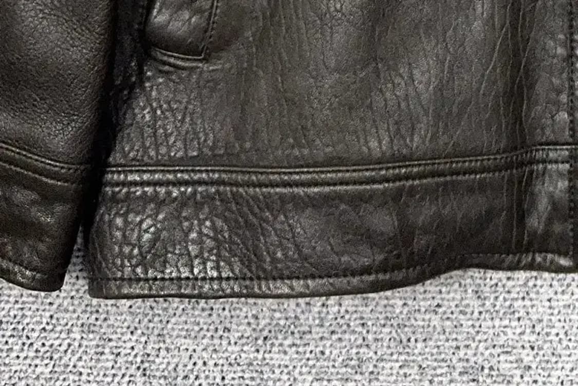 입생로랑 브라운 빈티지 쉽스킨 양가죽 자켓 95 상품이미지6