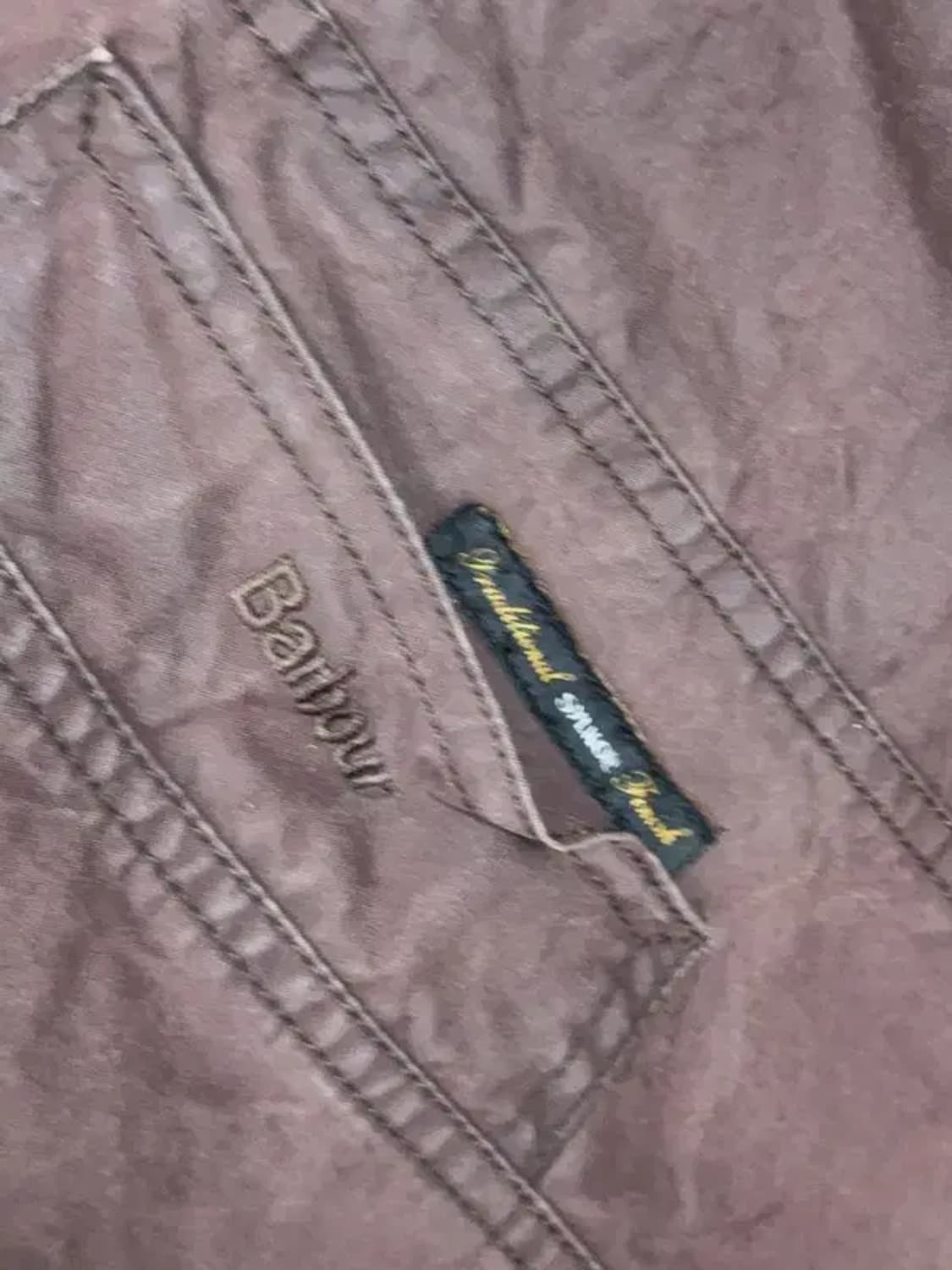 바버 벨세이 브라운 여성 빈티지 왁스 자켓 코트 66 상품이미지6