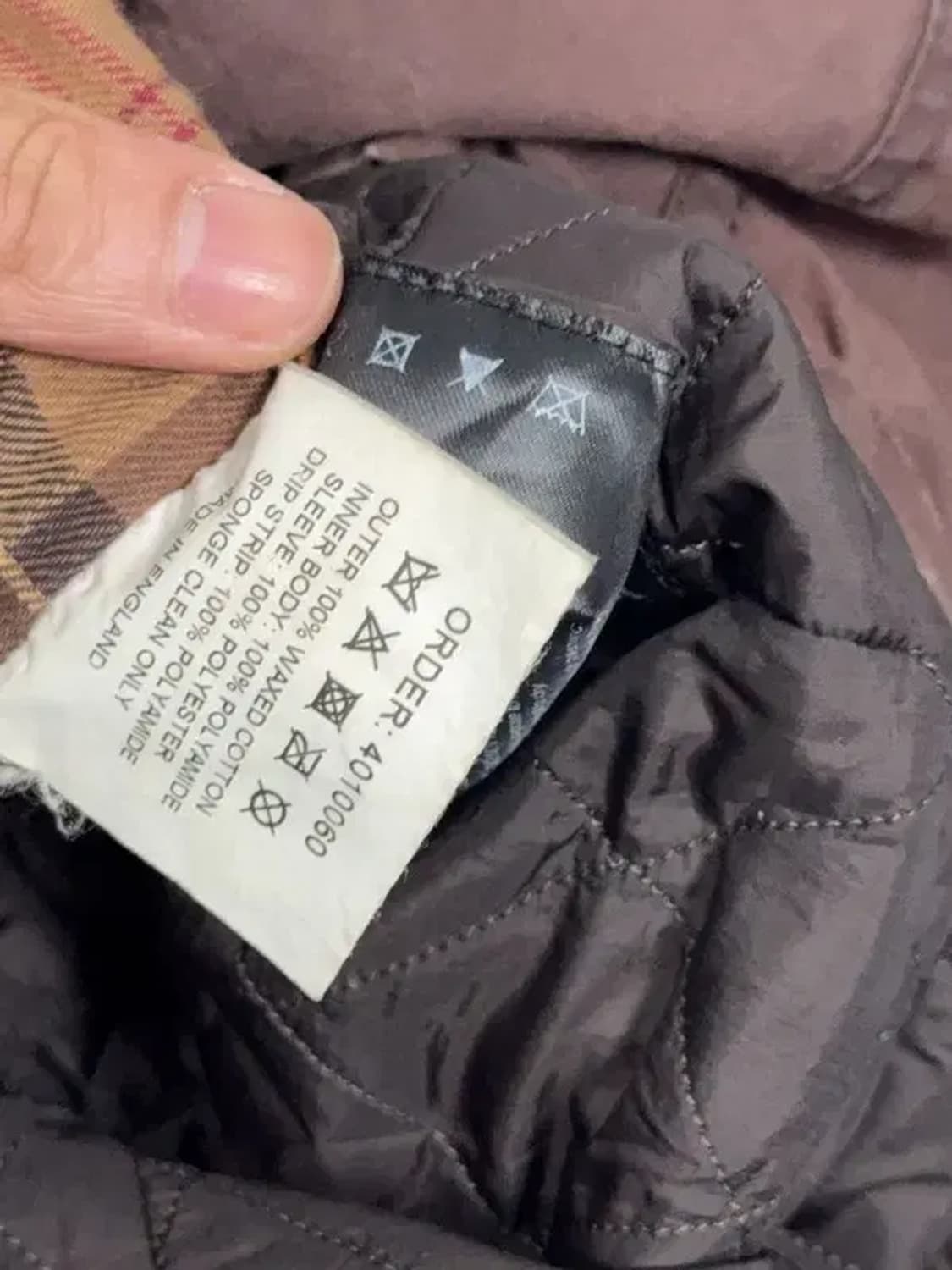 바버 벨세이 브라운 여성 빈티지 왁스 자켓 코트 66 상품이미지9