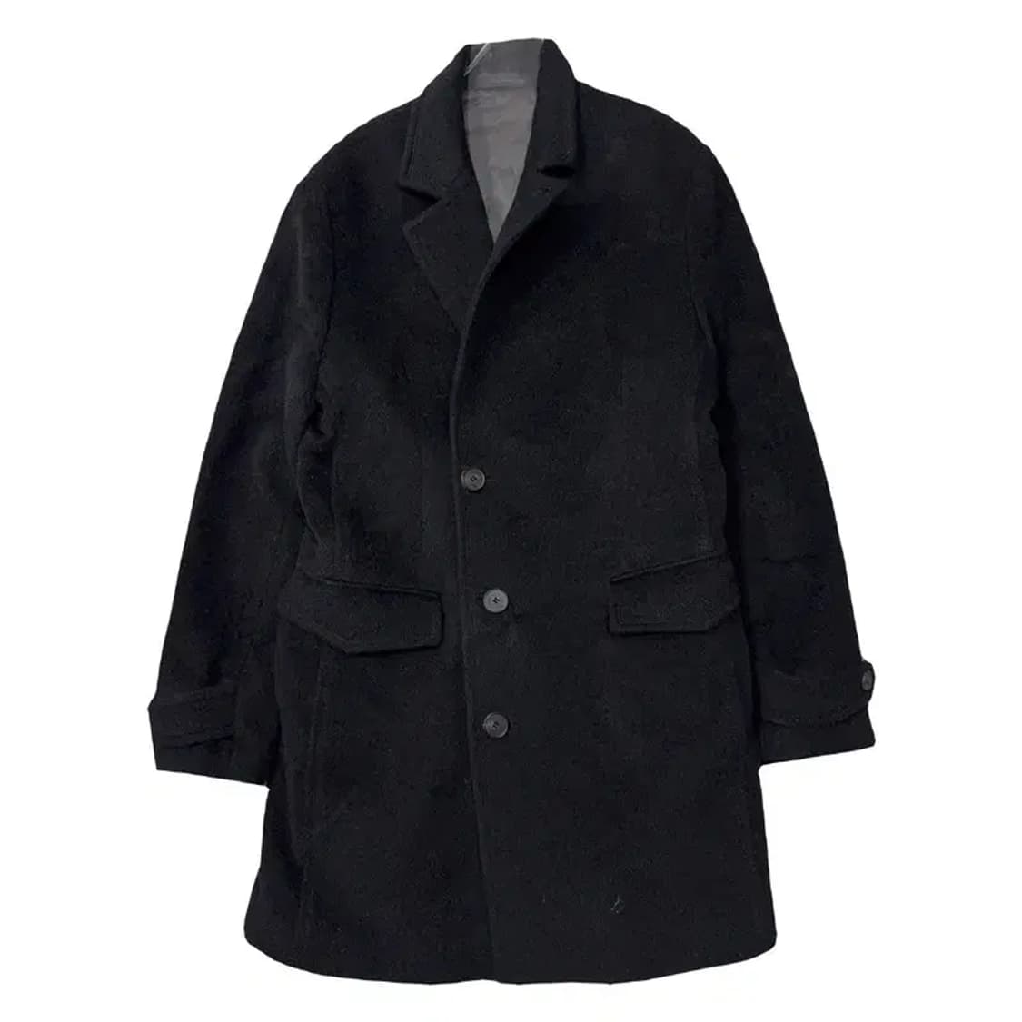 우영미 베이비 라마 이태리 블랙 울 코트 48 상품이미지1