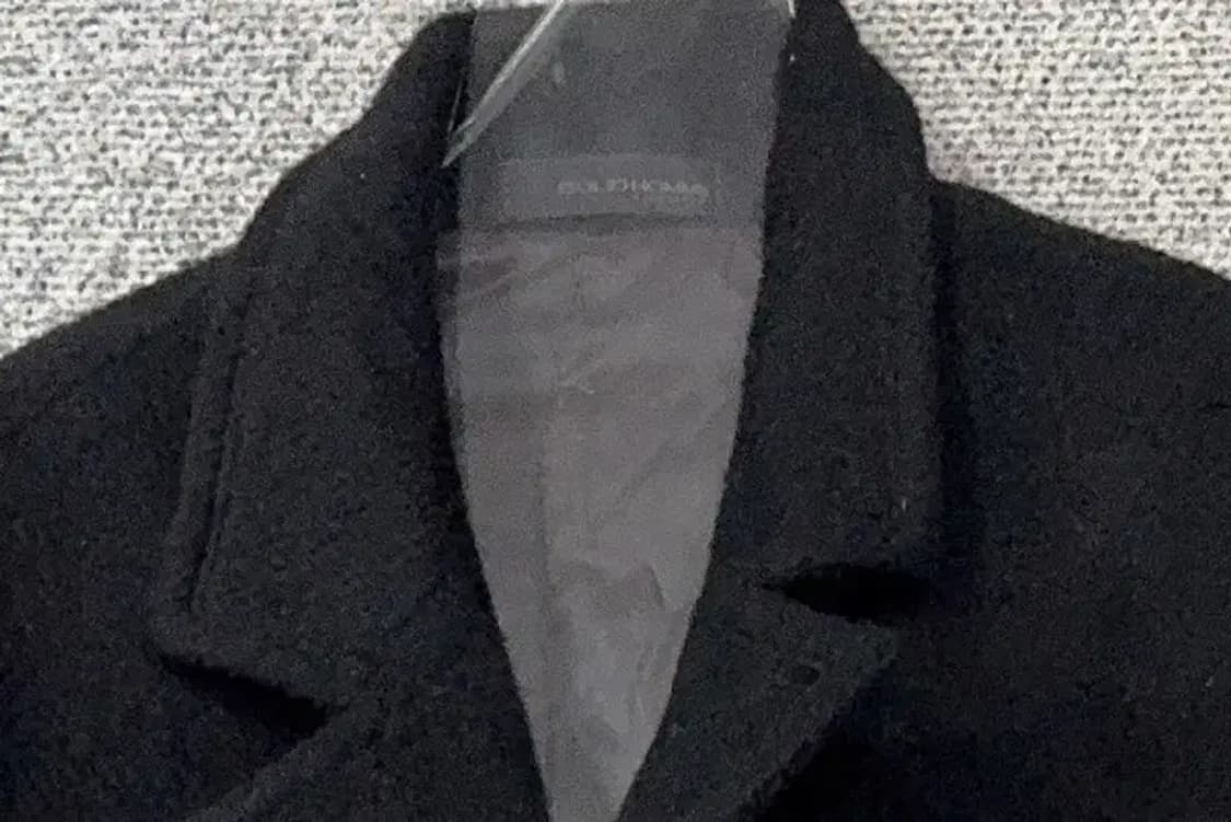 우영미 베이비 라마 이태리 블랙 울 코트 48 상품이미지5