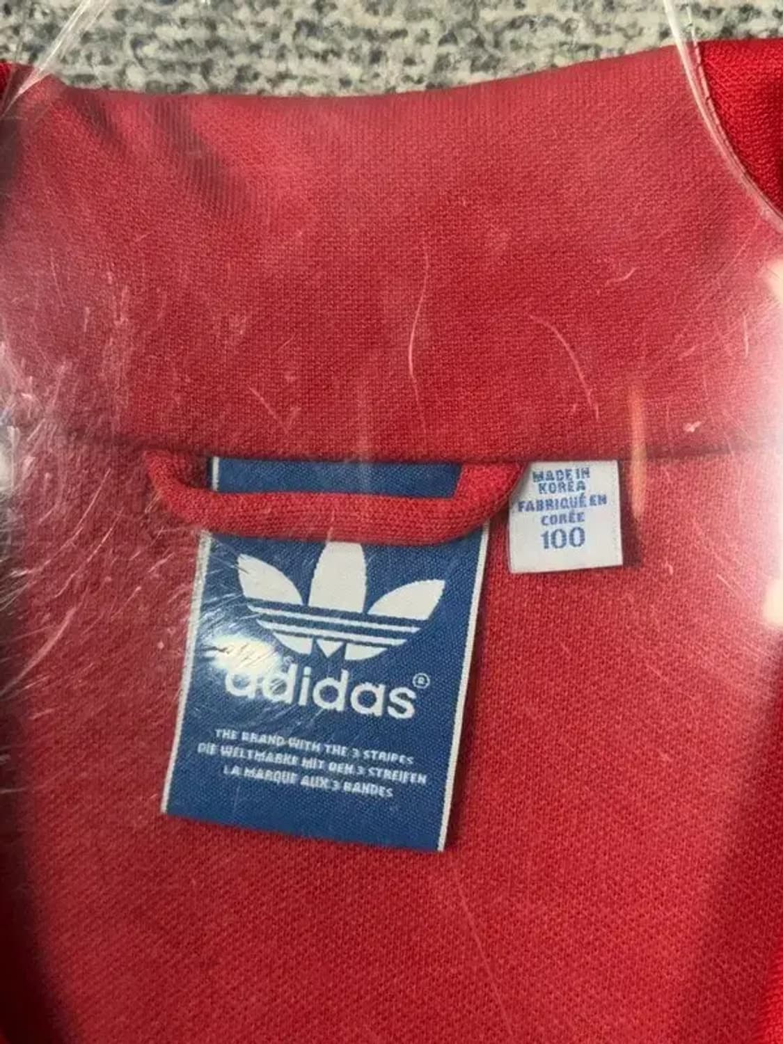 아디다스 빨흰 유로파 트랙탑 집업 저지 100 상품이미지8