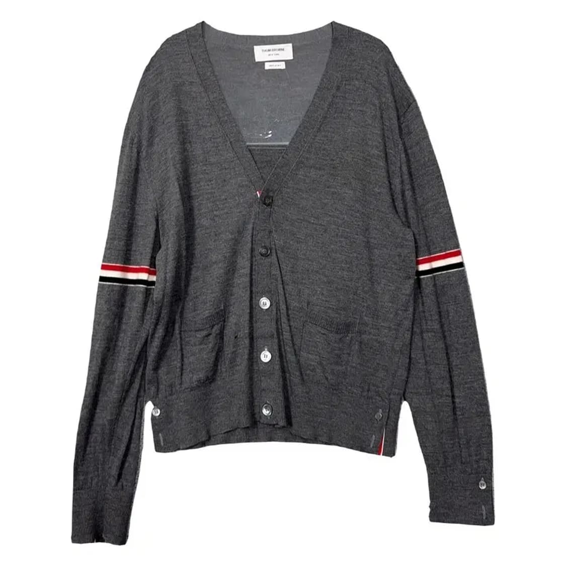 톰브라운 완장 울 니트 가디건 5 상품이미지1