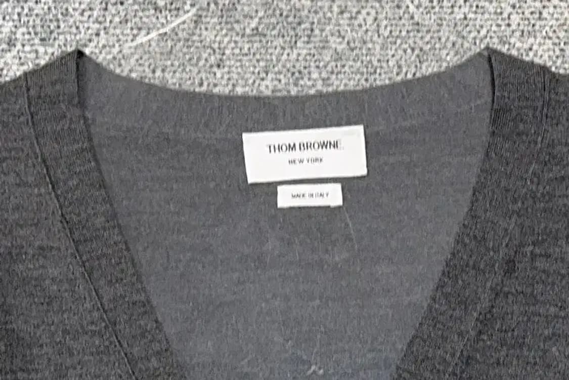 톰브라운 완장 울 니트 가디건 5 상품이미지5