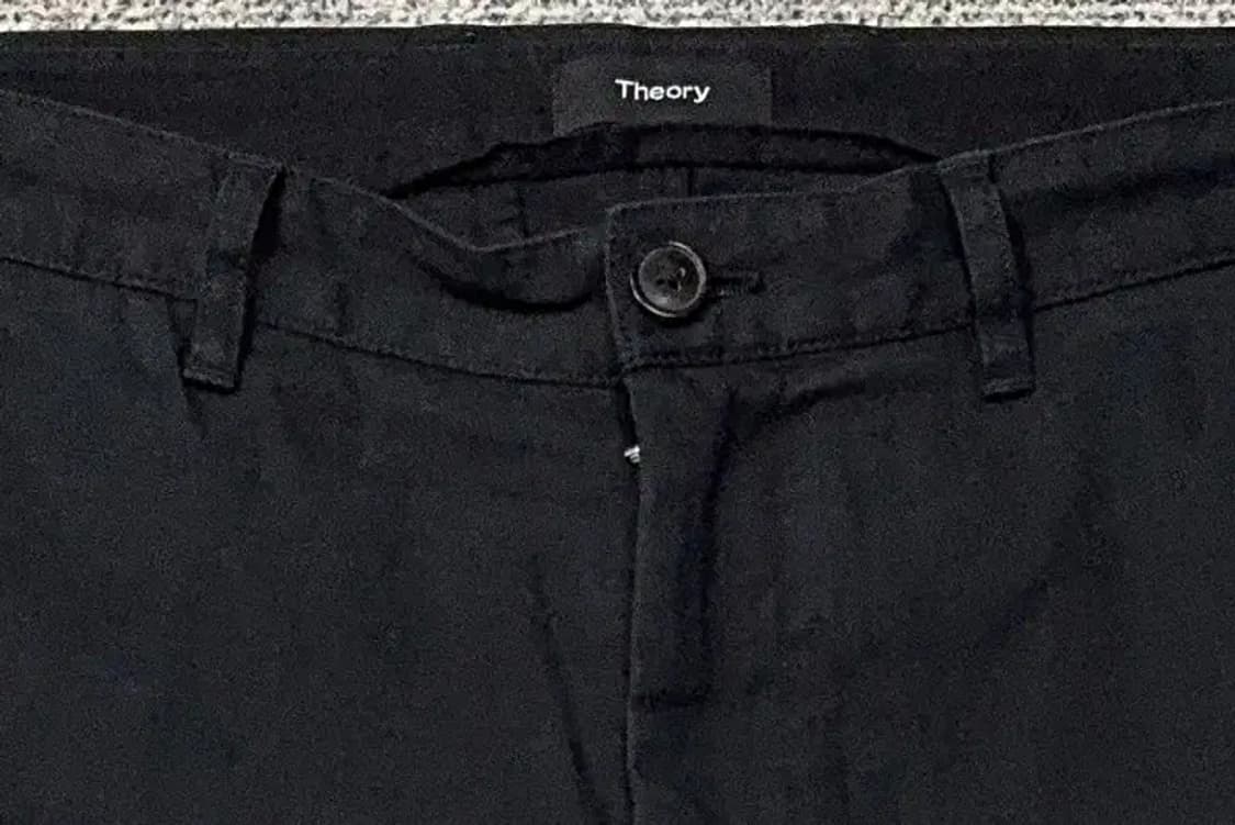 띠어리 블랙 남성 캐주얼 슬랙스 32 상품이미지6