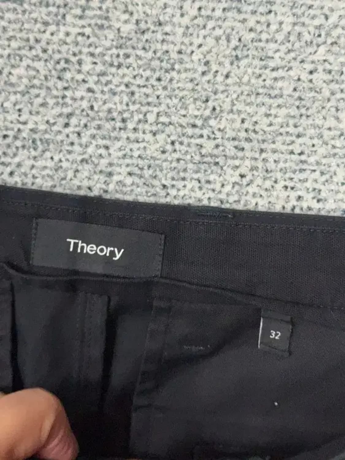 띠어리 블랙 남성 캐주얼 슬랙스 32 상품이미지9