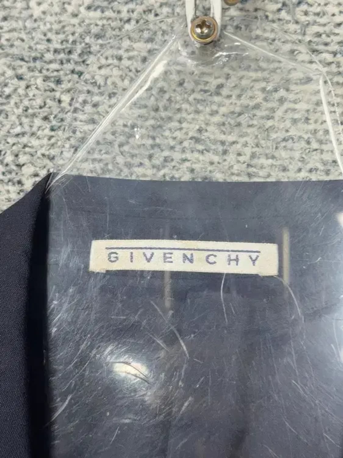 지방시 네이비 투버튼 울 실크 클래식 블레이저 40R 상품이미지7