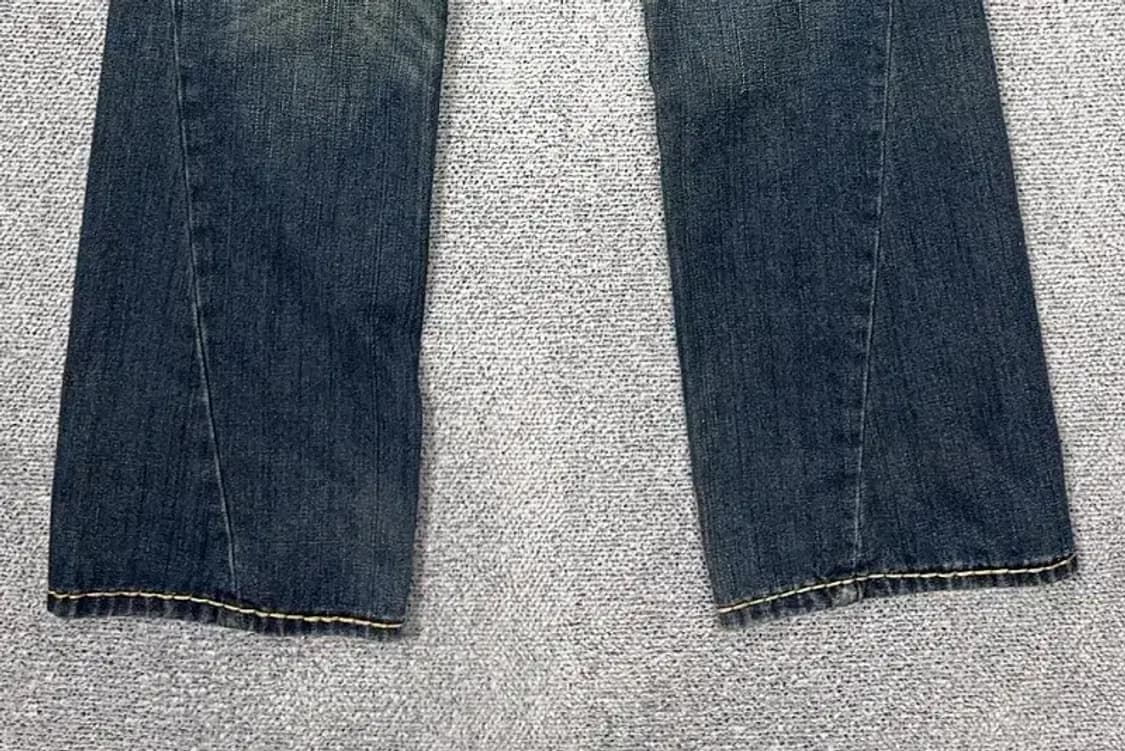 트루릴리젼 워싱 스티치 Y2K 빈티지 부츠컷 청바지 32 상품이미지5