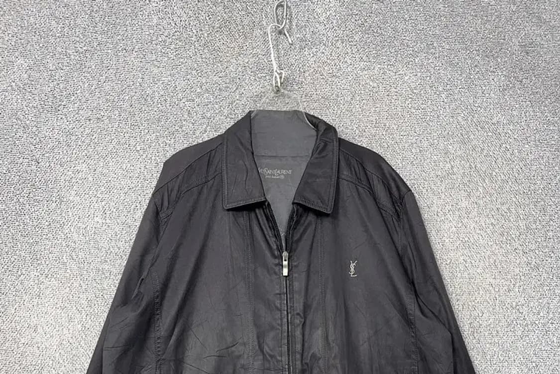 입생로랑 블랙 로고 카라 워크 자켓 95 상품이미지3