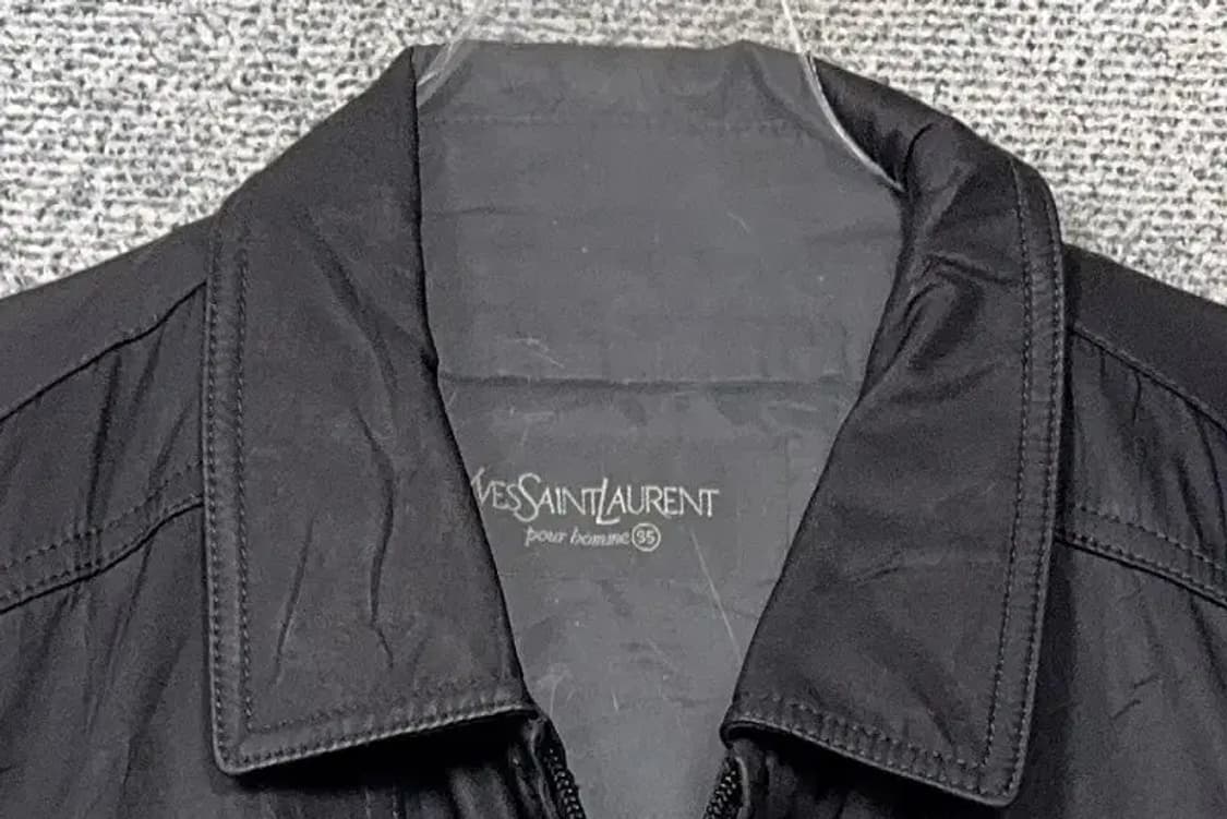 입생로랑 블랙 로고 카라 워크 자켓 95 상품이미지5