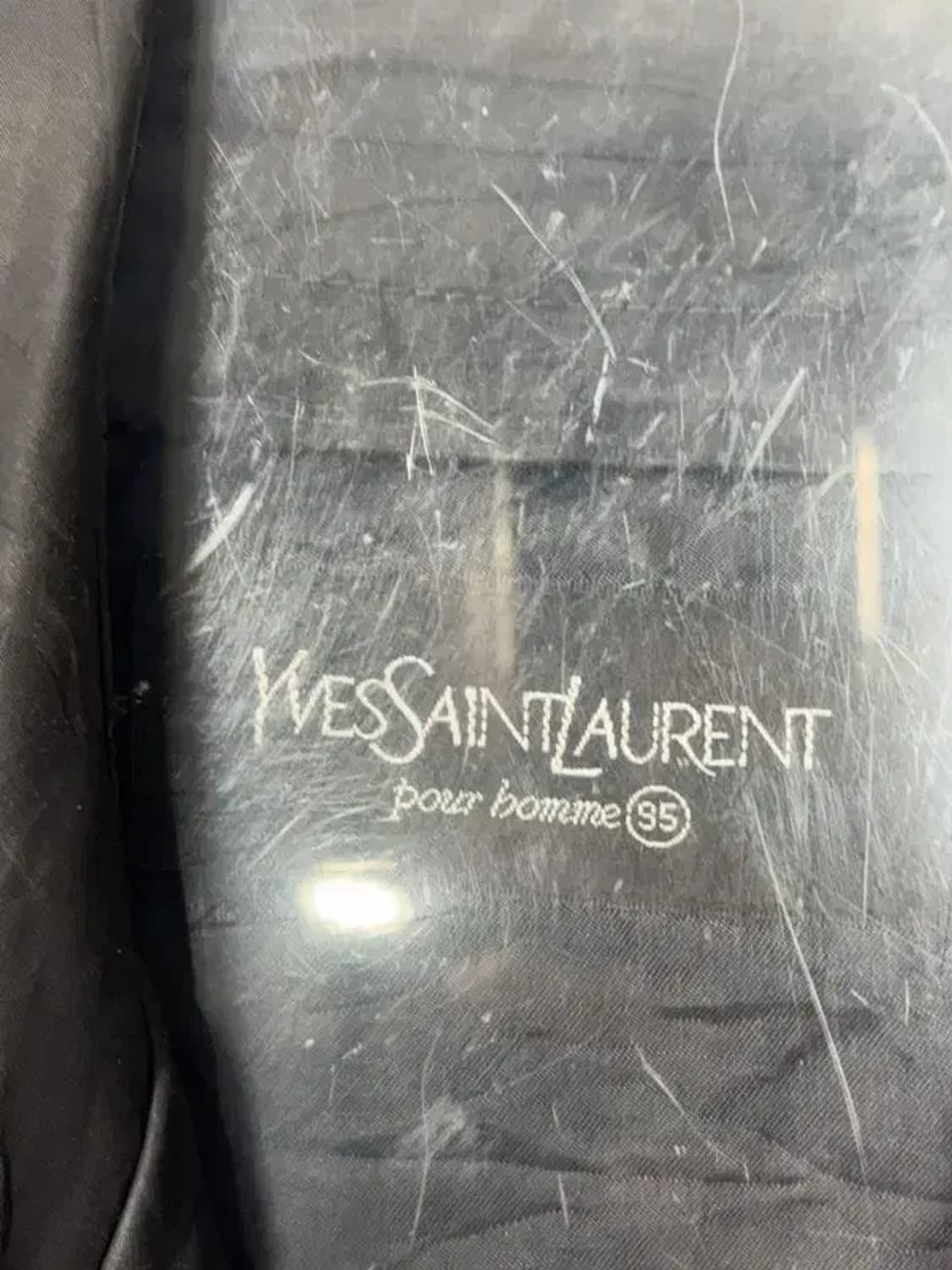 입생로랑 블랙 로고 카라 워크 자켓 95 상품이미지8