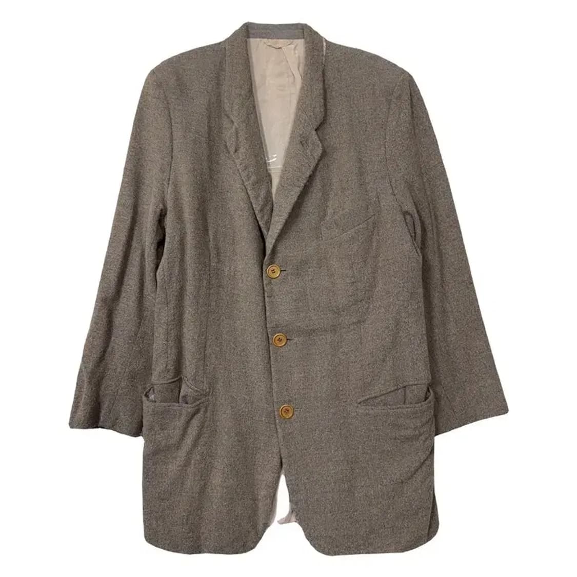 조르지오 아르마니 브라운 울 클래식 버튼 롱 블레이저 50 상품이미지1
