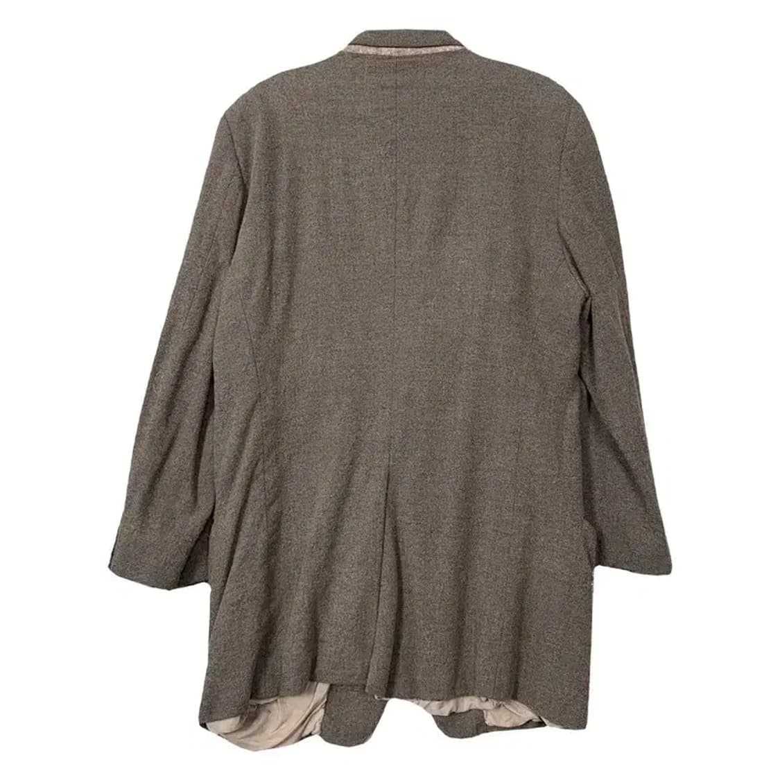 조르지오 아르마니 브라운 울 클래식 버튼 롱 블레이저 50 상품이미지2