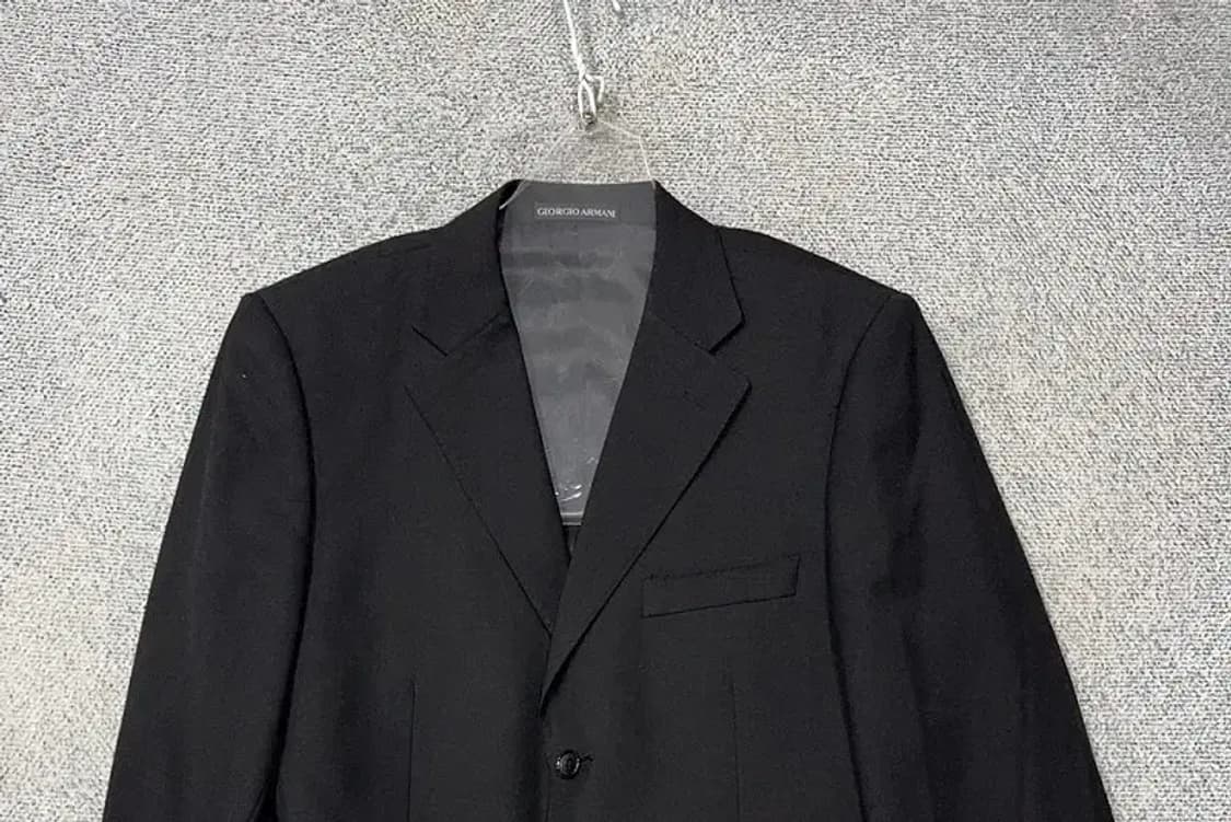 조르지오 아르마니 클래식 울 블랙 블레이저 48 상품이미지3