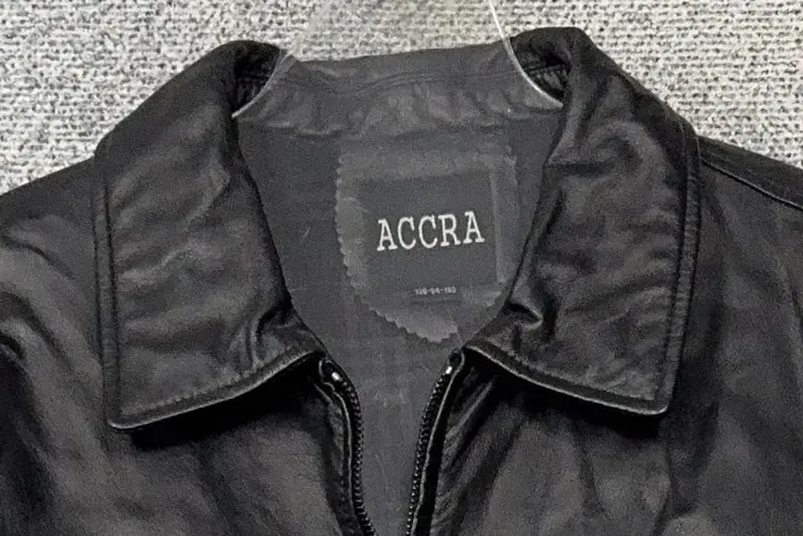 빈티지 블랙 카우 레더 소가죽 자켓 L 상품이미지5