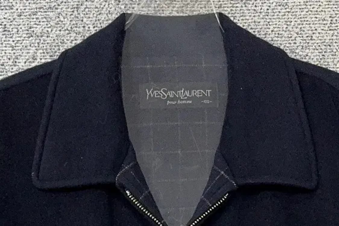 입생로랑 캐시미어 로고 클래식 자켓 100 상품이미지5