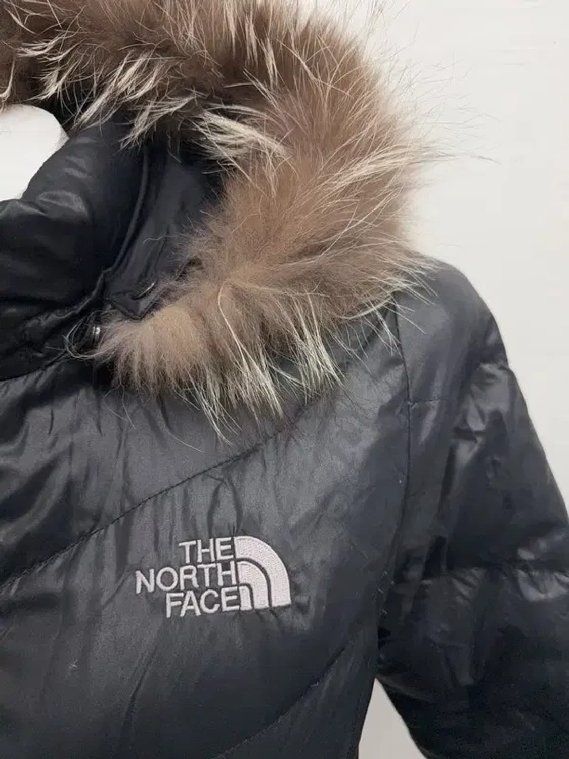 노스페이스 블랙 퍼패딩 M 상품이미지6