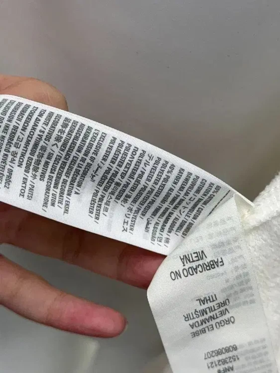 아베크롬비 프린팅 화이트 집업 M 상품이미지10