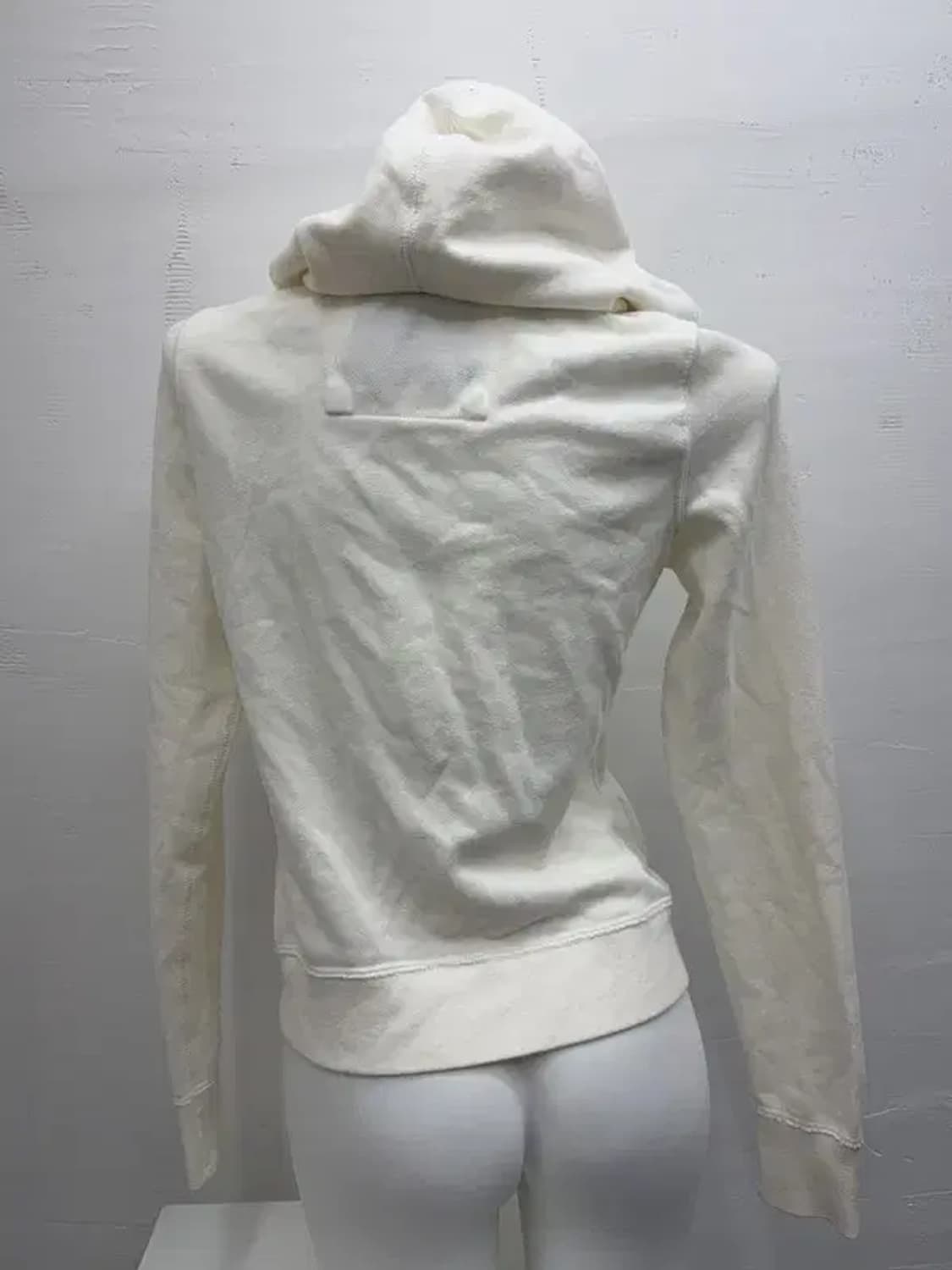 아베크롬비 프린팅 화이트 집업 M 상품이미지3