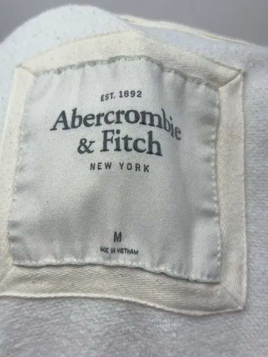 아베크롬비 프린팅 화이트 집업 M 상품이미지9