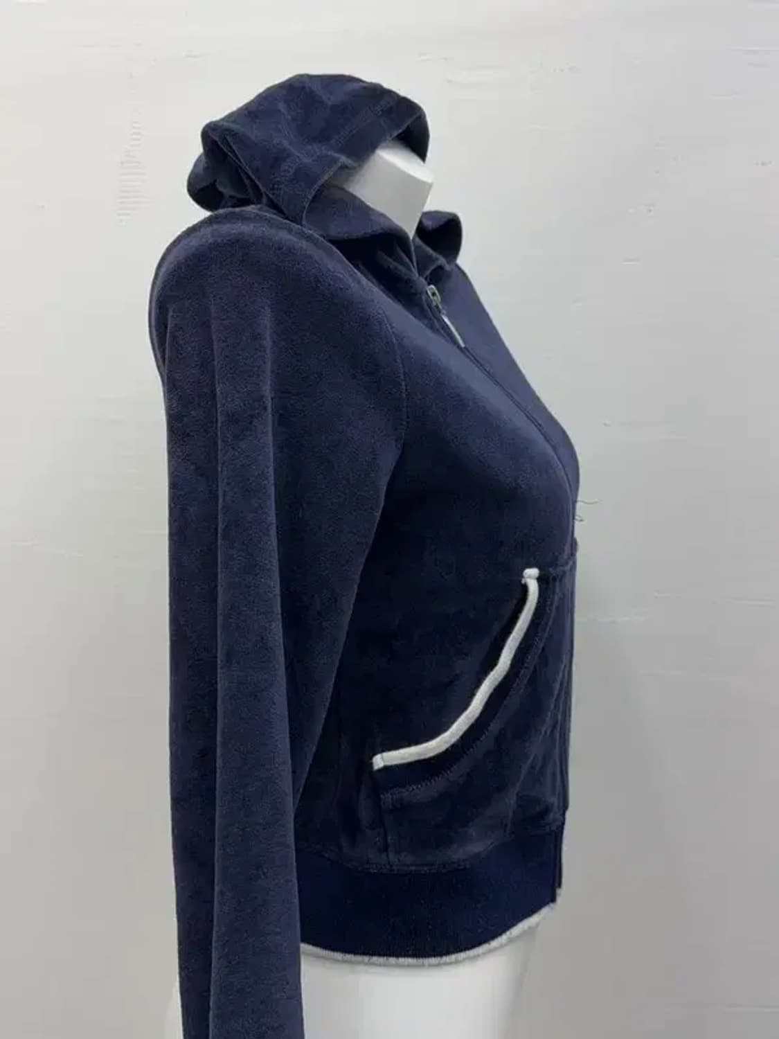 아메리칸이글 네이비 벨벳 집업 M 상품이미지2