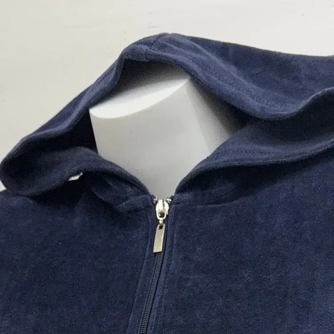 아메리칸이글 네이비 벨벳 집업 M 상품이미지3