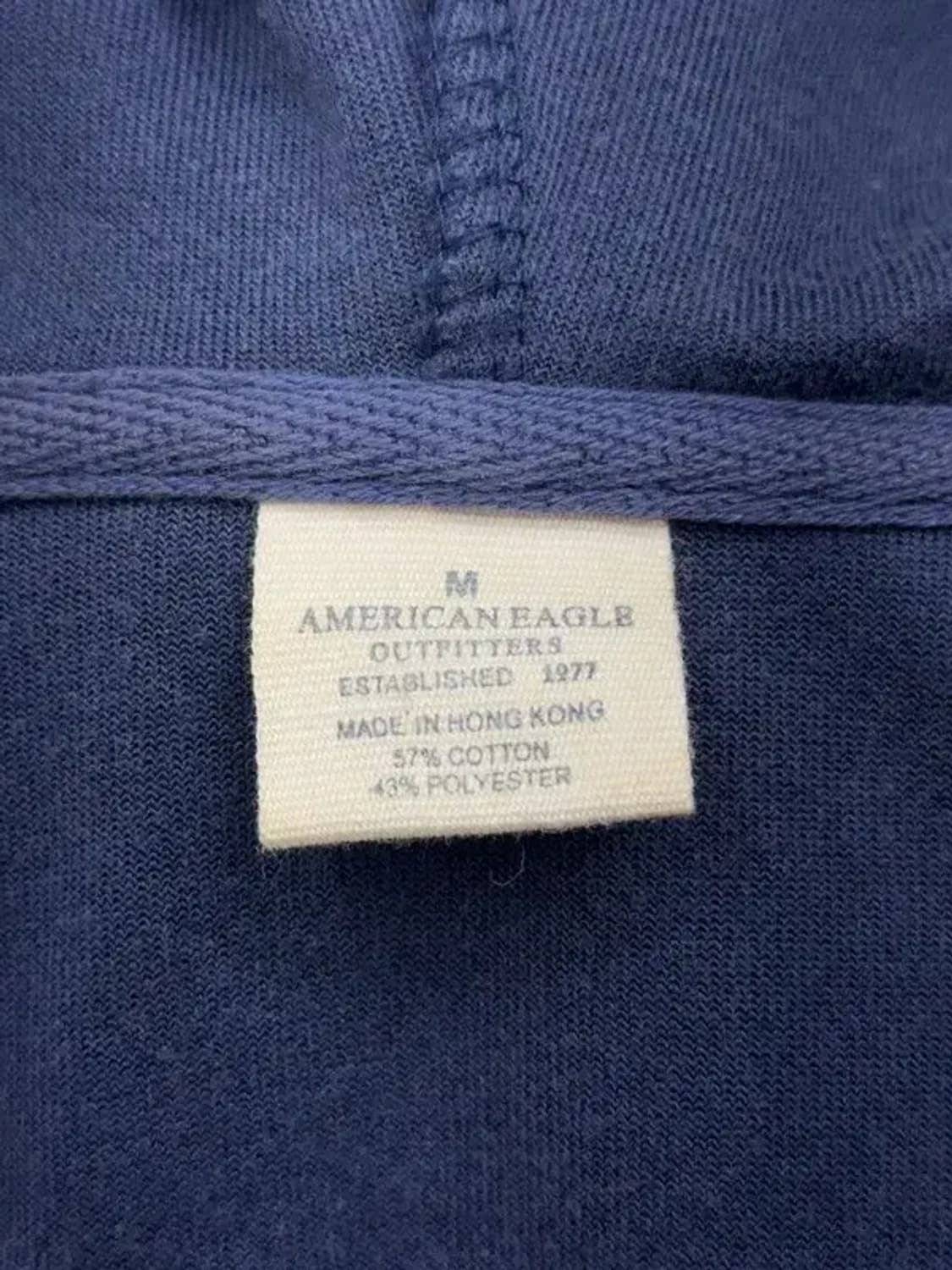 아메리칸이글 네이비 벨벳 집업 M 상품이미지7