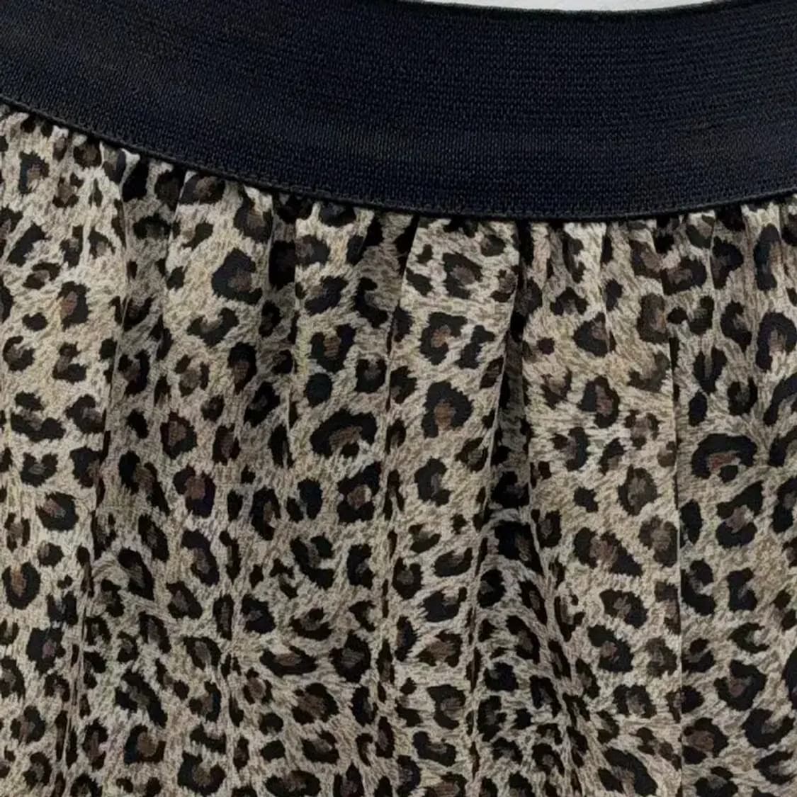 레오파드 패턴 밴딩 캉캉스커트 F 상품이미지5