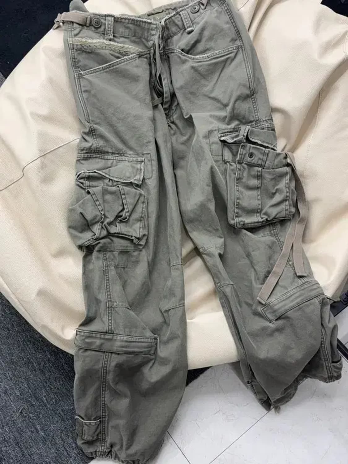 카키 카고 팬츠 32 상품이미지1