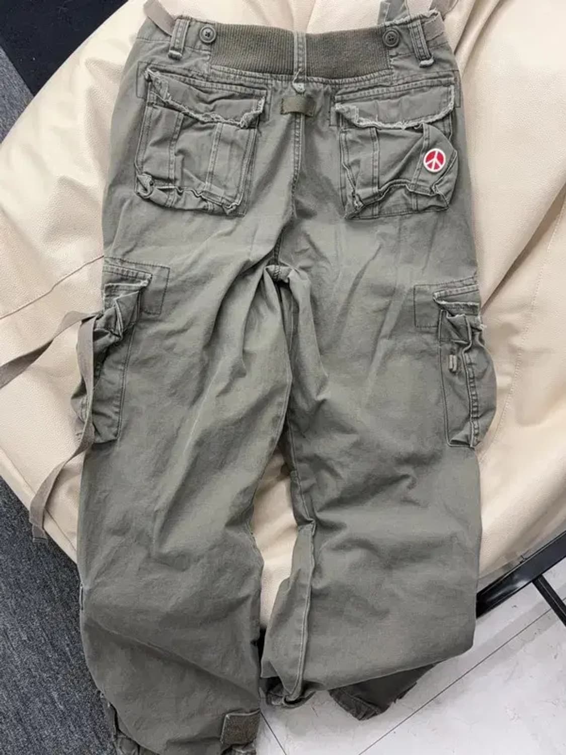 카키 카고 팬츠 32 상품이미지2