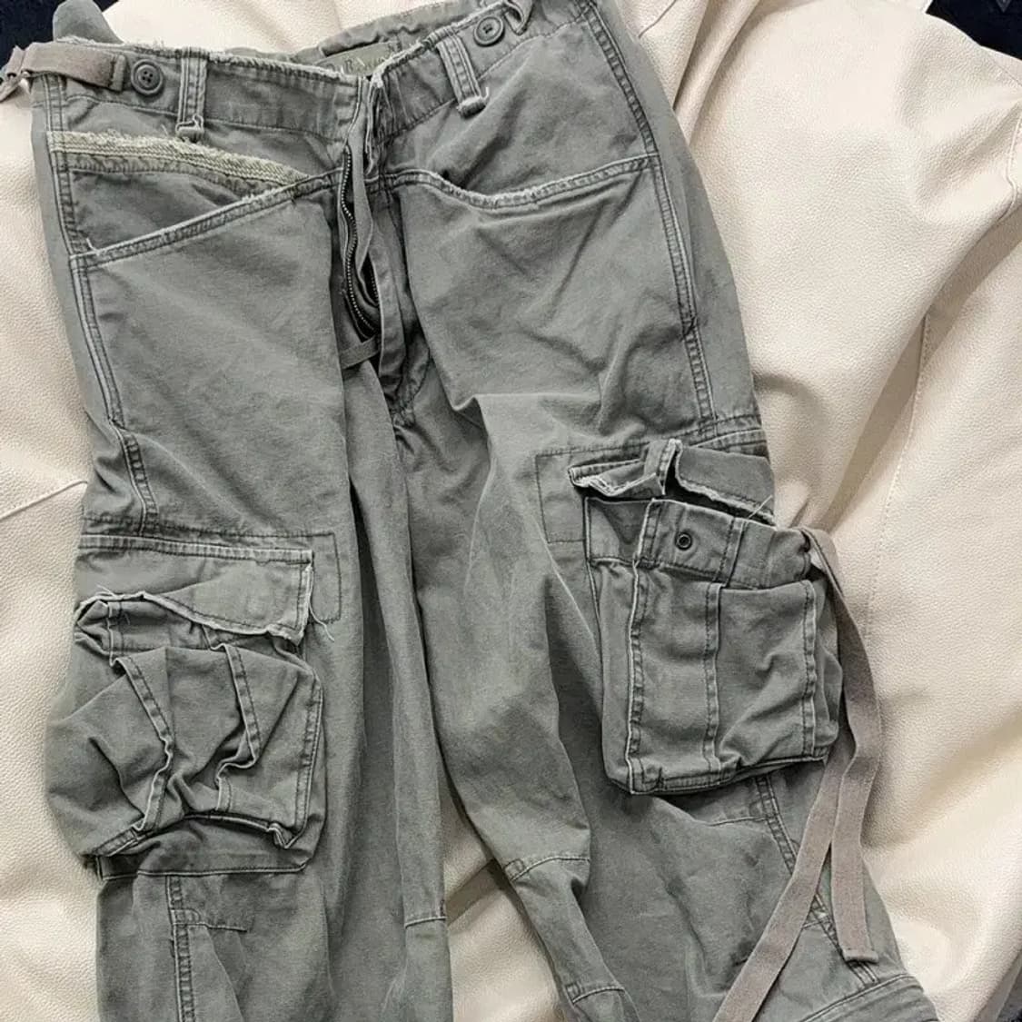 카키 카고 팬츠 32 상품이미지3