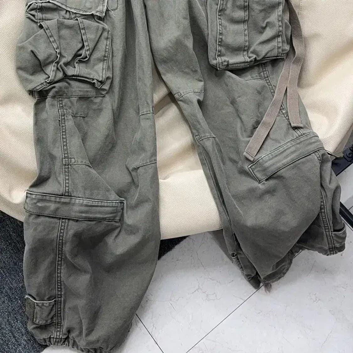 카키 카고 팬츠 32 상품이미지4