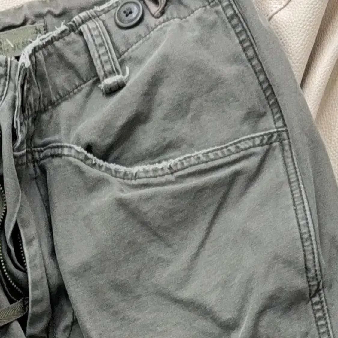 카키 카고 팬츠 32 상품이미지7