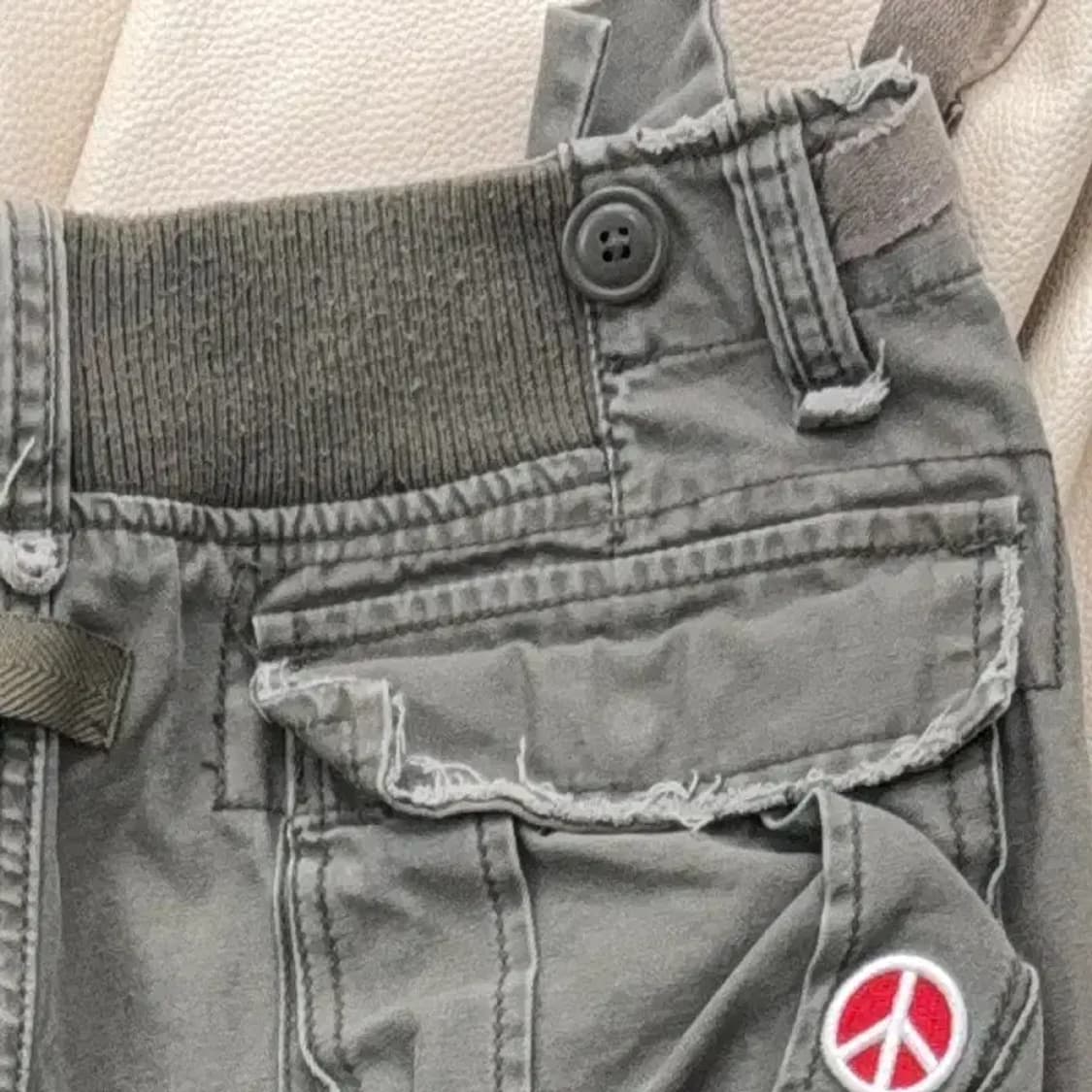 카키 카고 팬츠 32 상품이미지8