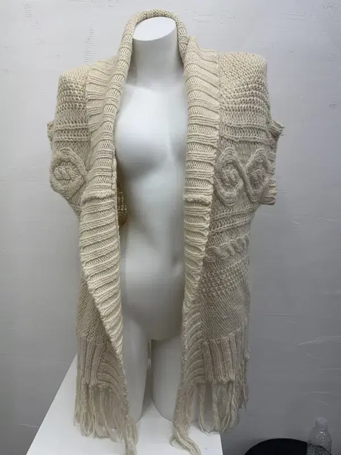 에이치엔앰 베이지 가디건 M 상품이미지1